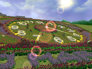 Flower Clock 3D Screensaver screenshot